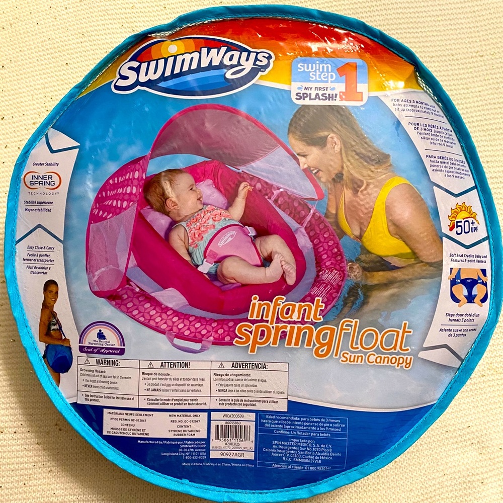 Swimways infant swim float new
